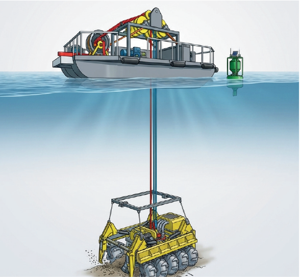 Alpha Floating-Type Desludging Robot