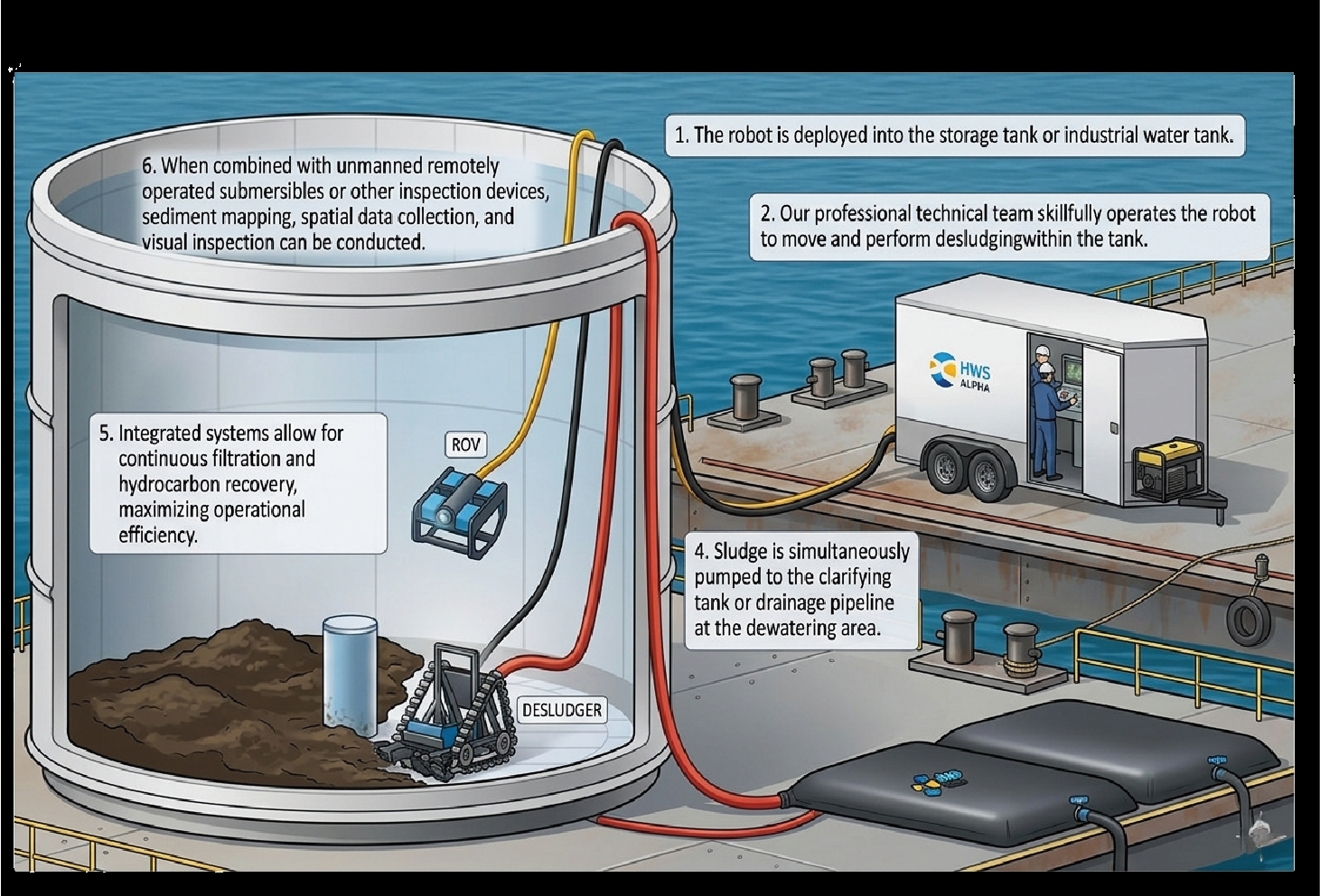 Alpha Robotics Tank Cleaning System